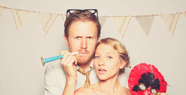 Tara and Percy of Jersey Ice Cream Co at a Party