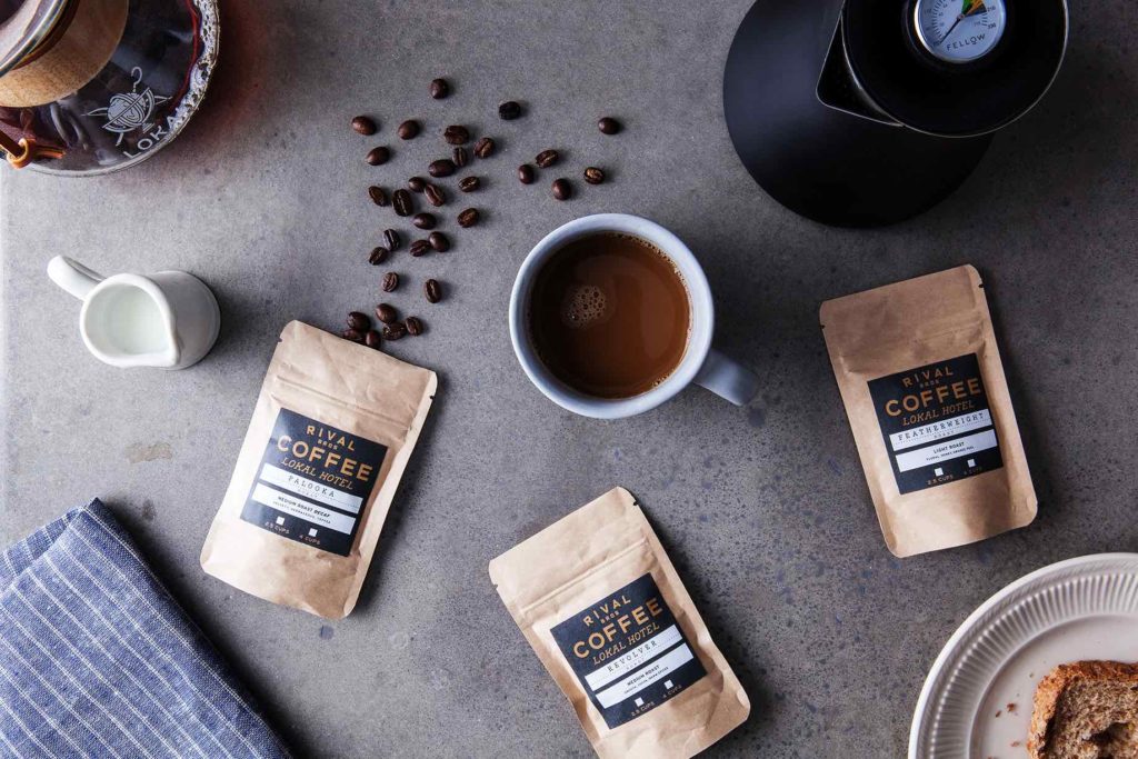 Fresh coffee from Rival Bros Coffee in Philadelphia at Lokal Hotels